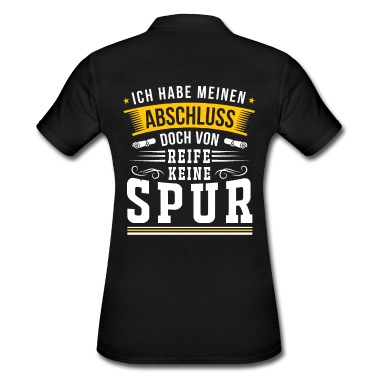 Abschluss Poloshirt - Abschluss Bestanden Jung Wild Reife Kind geblieben