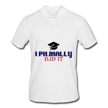 Abschluss Poloshirt - I phinally did it PhD Abschluss Geschenk