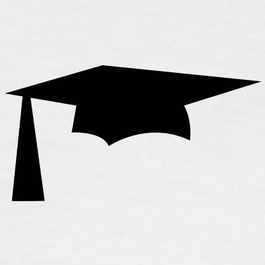 Abschluss Poloshirt - Mörser Stößel Abschluss Universität Hut einfach