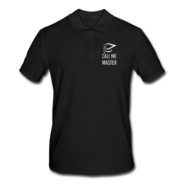 Abschluss Poloshirt - call me master Student Abschluss Hut
