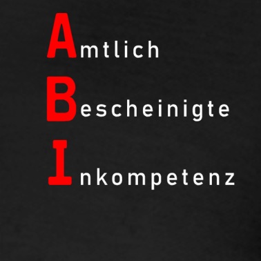 Abschluss Poloshirt - Lustig Abitur Abi Inkompetenz Schule Abschluss
