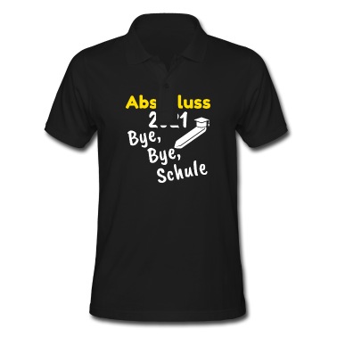 Abschluss Poloshirt - Abschluss Schule Geschenk Maturareise