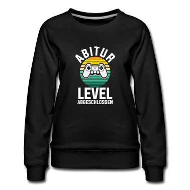 Abitur Pullover - Abitur Level Abgeschlossen Gamer Zocker Gymnasiast