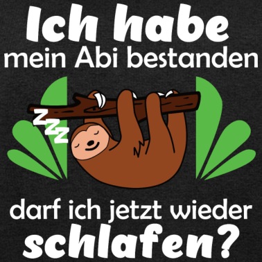 Abitur Pullover - Abi2021 Abitur Abschluss Faultier bedruckt 2021