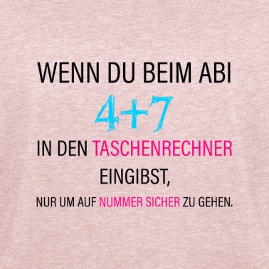 Abitur Pullover - Abitur Mathe Taschenrechner