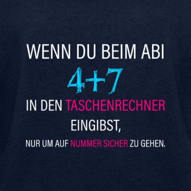 Abitur Pullover - Abitur Mathe Taschenrechner