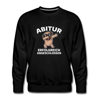 Abitur Pullover - Hund Mops Gymnasium Abi Abitur Schulabschluss Gymn