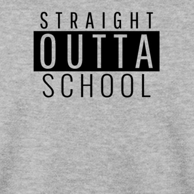 Abitur Pullover - Straight outta School direkt aus der Schule Abitur
