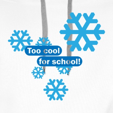 Abitur Hoodie - Too cool for school Lehrer Student Universität