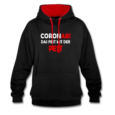 Abitur Hoodie - CoronaABI - Das Fest mit der Pest