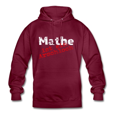 Abitur Hoodie - Mathe ist ein Arschloch!