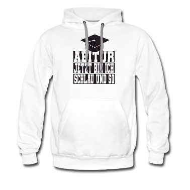 Abitur Hoodie - Abitur Schlau Abschluss Geschenk
