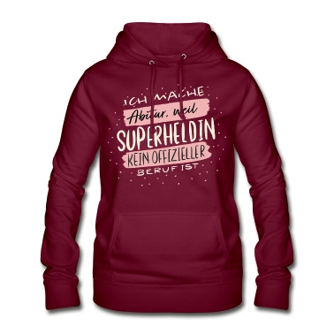 Abitur Hoodie - Abitur Superheldin