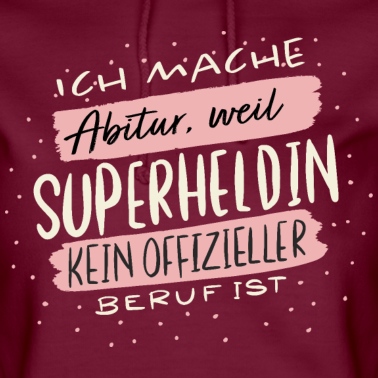 Abitur Hoodie - Abitur Superheldin