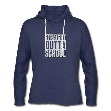 Abitur Hoodie - Straight Outta School Geschenk zum Abitur
