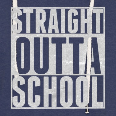 Abitur Hoodie - Straight Outta School Geschenk zum Abitur