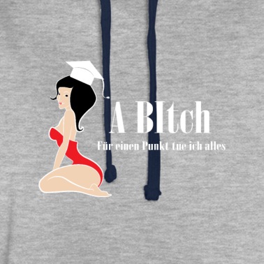 Abitur Hoodie - Punkt Bitch Abishirt Abitur