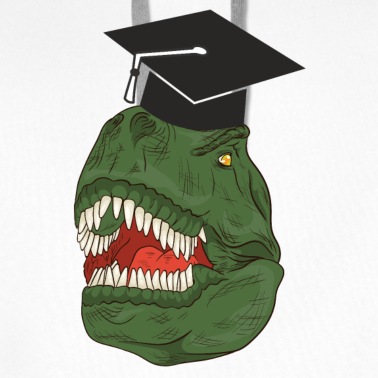 Abitur Hoodie - Dinosaurier Abschluss Dino Abitur Geschenk