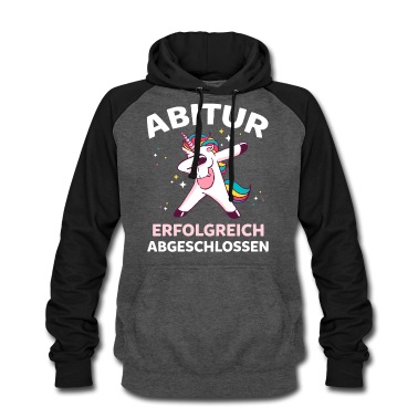 Abitur Hoodie - Gymnasium Dabbing Einhorn Abi Abitur Schulabschlus