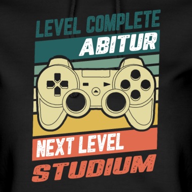 Abitur Hoodie - Level Complete Abitur Studium Student Geschenk