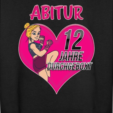 Abitur Hoodie - Abitur 12 Jahre durchgeboxt Abschluss Klasse