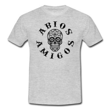Abitur T-Shirt - Abios Amigos schwarz