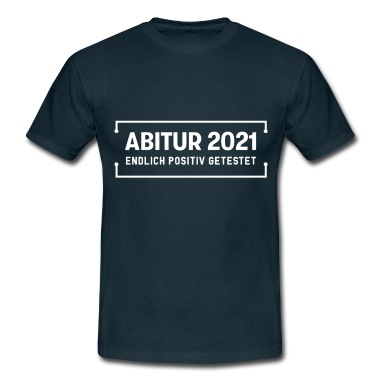 Abitur T-Shirt - ABI 2021 LUSTIGES DESIGN CORONA