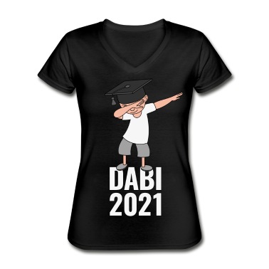 Abitur T-Shirt - Abi 2021 Abitur Dabbing Abschluss Motto DABI 2021