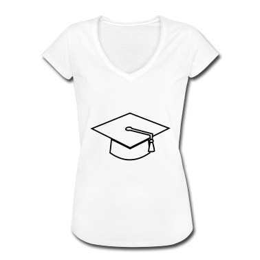 Abitur T-Shirt - Abschluss Hut Symbol