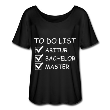 Abitur T-Shirt - ToDo Master Masterabschluss Absolvent Geschenkidee