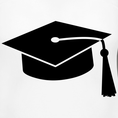 Abitur T-Shirt - Abschluss Mütze - Doktorhut v2