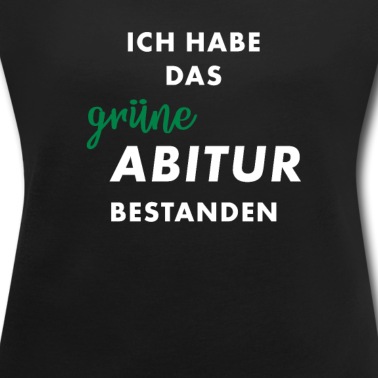 Abitur T-Shirt - Jagdschein Gru nes Abitur Jagd Flinte Geschenk