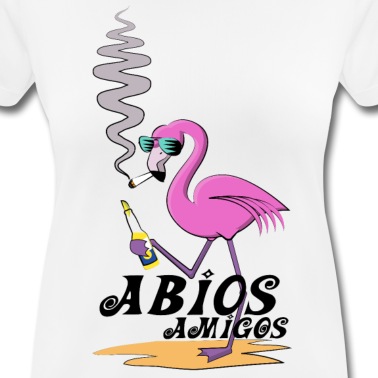 Abitur T-Shirt - Abios Amigos - Abitur Flamingo