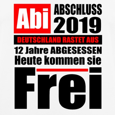 Abitur T-Shirt - Abi Zeitungsartikel Schulabschluss Abitur