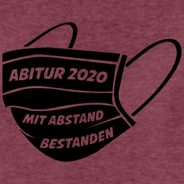 Abitur T-Shirt - abitur mit abstand bestanden 01
