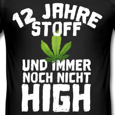 Abitur T-Shirt - Abitur nach 12 Jahre Stoff Lustiger Spruch Abitur