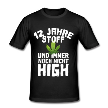 Abitur T-Shirt - Abitur nach 12 Jahre Stoff Lustiger Spruch Abitur