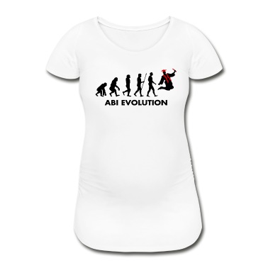Abitur T-Shirt - Abi Evolution Entwicklung Abitur Schulabschluss