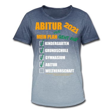 Abitur T-Shirt - Abi 2021 tshirt Geschenke Abitur Abiturprüfung