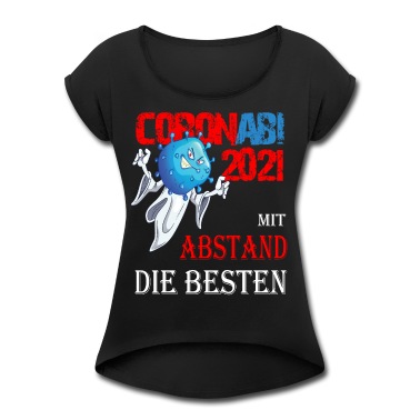 Abitur T-Shirt - CoronABI 2021 - Abitur mit ABSTAND am besten