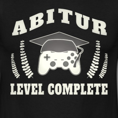 Abitur T-Shirt - Abitur Abi Abiturprüfung Gamer gymnasium