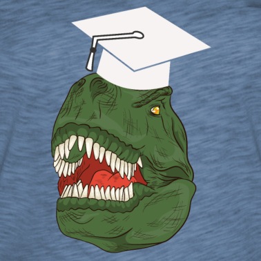 Abitur T-Shirt - Abschluss dino Abitur Dinosaurier Geschenk