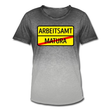 Abitur T-Shirt - Arbeitsamt Matura Abitur Studium Bestanden Lustig