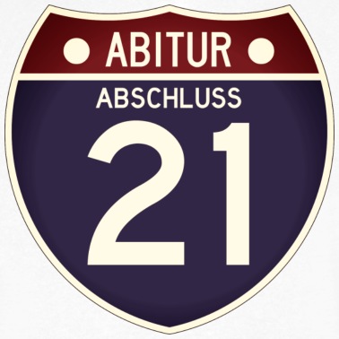 Abitur T-Shirt - ABITUR 21 - ABSCHLUSS - SCHULABGÄNGER - ABI 2021