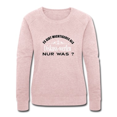 Abschlussfahrt Pullover - Es Gibt Wichtigeres Als Diskuss werfen Lustig