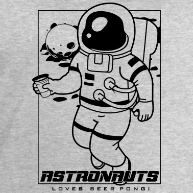Abschlussfahrt Pullover - Astronauts loves Beerpong
