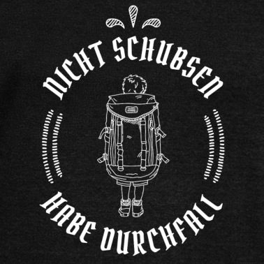 Abschlussfahrt Pullover - Nicht Schubsen Rucksack Motiv für Outdoor Fans