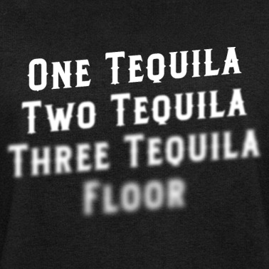Abschlussfahrt Pullover - One Tequila, two Tequila, three Tequila, floor...