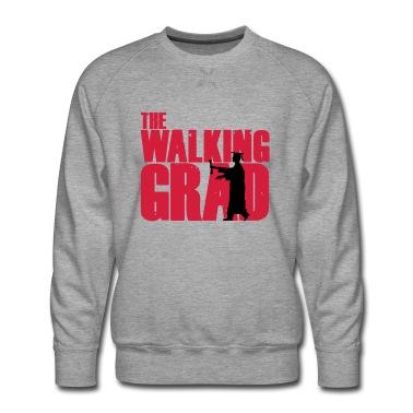 Abschlussfahrt Pullover - The walking Grad Student Abschluss Schüler Dead