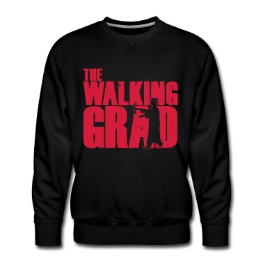 Abschlussfahrt Pullover - The walking Grad Student Abschluss Schüler Dead